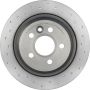 Brembo 08.A540.1X Premium UV Coated Rear Xtra Cross Drilled Brake Rotor