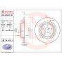Brembo 08.A540.21 Brembo UV Coated Solid Brake Rotor