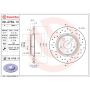 Brembo 08.A759.1X Premium UV Coated Rear Xtra Cross Drilled Brake Rotor