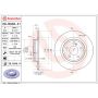 Brembo 08.B348.41 Brembo UV Coated Solid Brake Rotor