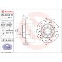 Brembo 08.B413.1X Premium UV Coated Rear Xtra Cross Drilled Brake Rotor