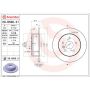 Brembo 08.B566.21 Brembo UV Coated Solid Brake Rotor