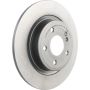 Brembo 08.B741.41 Brembo UV Coated Solid Brake Rotor