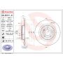 Brembo 08.B741.41 Brembo UV Coated Solid Brake Rotor