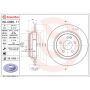 Brembo 08.C065.11 Brembo UV Coated Solid Brake Rotor