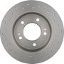 Brembo 08.C172.2X Premium UV Coated Rear Xtra Cross Drilled Brake Rotor