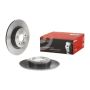 Brembo 08.C208.21 Brembo UV Coated Solid Brake Rotor