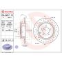 Brembo 08.C247.1X Premium UV Coated Xtra Cross Drilled Brake Rotor