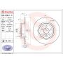 Brembo KT00823 Brembo ceramic brake pad and UV coated solid  brake disc kit