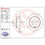 Brembo 08.C661.11 Brembo UV Coated Solid Brake Rotor