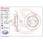 Brembo 08.C823.21 Brembo UV Coated Solid Brake Rotor