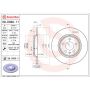 Brembo KT00979 Brembo ceramic brake pad and UV coated solid  brake disc kit