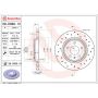 Brembo 08.D060.1X Premium UV Coated Xtra Cross Drilled Brake Rotor