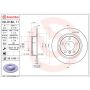 Brembo KT00C34 Brembo ceramic brake pad and UV coated solid  brake disc kit