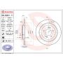 Brembo 08.D221.11 Brembo UV Coated Solid Brake Rotor