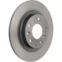 Brembo 08.D222.11 Brembo UV Coated Solid Brake Rotor
