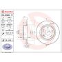 Brembo 08.D326.11 Brembo UV Coated Solid Brake Rotor