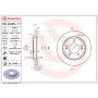 Brembo 08.D445.11 Brembo UV Coated Solid Brake Rotor