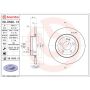 Brembo 08.D530.13 Premium Co-Cast Coated Brake Rotor