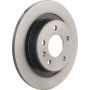 Brembo 08.D757.21 Brembo UV Coated Solid Brake Rotor