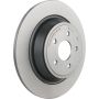 Brembo KT00663 Brembo ceramic brake pad and UV coated solid  brake disc kit