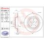 Brembo KT00663 Brembo ceramic brake pad and UV coated solid  brake disc kit