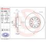 Brembo KT00638 Brembo ceramic brake pad and UV coated solid  brake disc kit