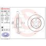 Brembo 08.N307.21 Brembo UV Coated Solid Brake Rotor