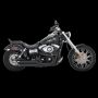 Vance and Hines 46845 Vance & Hines Harley Davidson 08-17 Dyna / Fatbob/ Wide Glide Twin Slash 3in Slip-On Exhaust