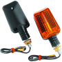 BikeMaster 268038 Universal Ministalk Marker Light - Black/Amber