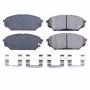 PowerStop 17-1301 PowerStop - Z17 Low-Dust Ceramic Brake Pads with Hardware