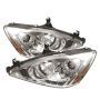 SPYDER 5010643 Projector Headlights - LED Halo - Amber Reflector - Chrome