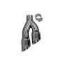 Corsa Performance 14031 Twin 4.0in. Side Swept Polished Pro-Series Tip Kit (Clamp Included)