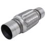 FORTLUFT 4401089 Exhaust Flex Connector with Extension Pipes 2.50''x6.00''x10.00'' Stainless Steel