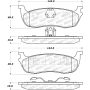 Stoptech 308.07110 Street Brake Pads