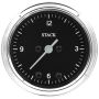 AutoMeter ST3317C Stack Analog Clock Gauge - Classic