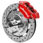 Wilwood 140-15981-DR 70-81 FBody/75-79 A&XBody Dynapro Frt Brk Kit 11.75in D/S Rtr Red Caliper Use w/ PD Spindle