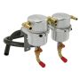 Moroso 85484 06-07 Subaru WRX/04-07 WRX/STi Air/Oil Separator Catch Can - Billet Aluminum