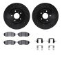 Dynamic Friction 8512-67059 Rotor Kit