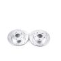 PowerStop JBR962XPR PowerStop Evolution Performance Drilled, Slotted & Plated Brake Rotor Pair