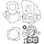 Vertex Pistons 8110032 Vertex Gaskets 16-21 Honda Pioneer 1000 Complete Gasket Kit w/ Oil Seals