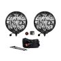 KC HiLiTES 100 KC SLIMLITE LED 6in Spot 2-Light System Universal