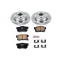 PowerStop KOE3153 OE Stock Replacement Low-Dust Ceramic Brake Pad and Rotor Kit