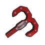 GEN-Y Hitch GH-0074 Gen-Y Hulk 2.5 32K Tow Hook 2.5in Shank - Black/Red
