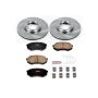 PowerStop KOE1232 OE Stock Replacement Low-Dust Ceramic Brake Pad and Rotor Kit