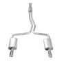Stainless Works TA10ECOCB 2010-18 Ford Taurus SHO V6 2-1/2in Catback Chambered Mufflers X-Pipe