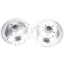 PowerStop AR83069XPR PowerStop Evolution Performance Drilled, Slotted & Plated Brake Rotor Pair
