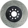 Stoptech 128.33096R 01-06 Audi All Road / 05-09 A4/A4 Quattro / 6/99-04 A6 Quattro Drilled Right Front Rotor