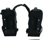 Burly Brand B15-1002B Throw-over Saddlebag - Black
