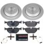 PowerStop ESK3125 Genuine Geomet Coated Rotors, ECE-R90 Brake Pads + Hardware Kit